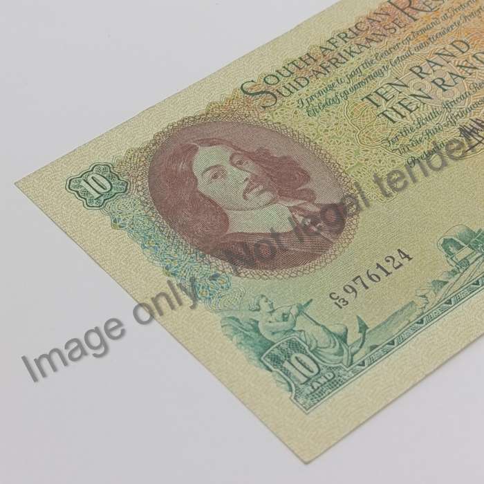 MH De Kock Banknote Ten Rand only issue EF+
