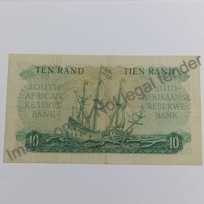 MH De Kock Banknote Ten Rand only issue EF+