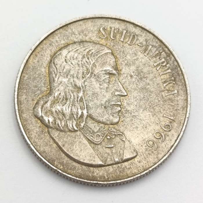 South Africa 1966 silver R1 Tagged EAR variety