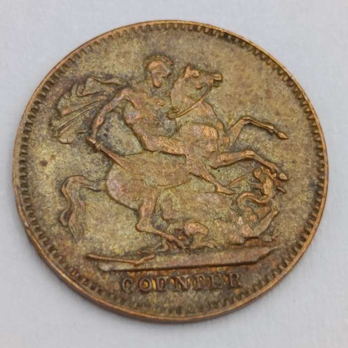 Miniature Great Britain Imitation of a Sovereign counter coin