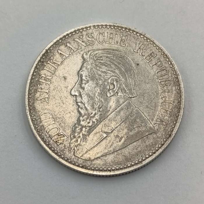 1895 ZAR Kruger Silver half crown - Beautiful coin