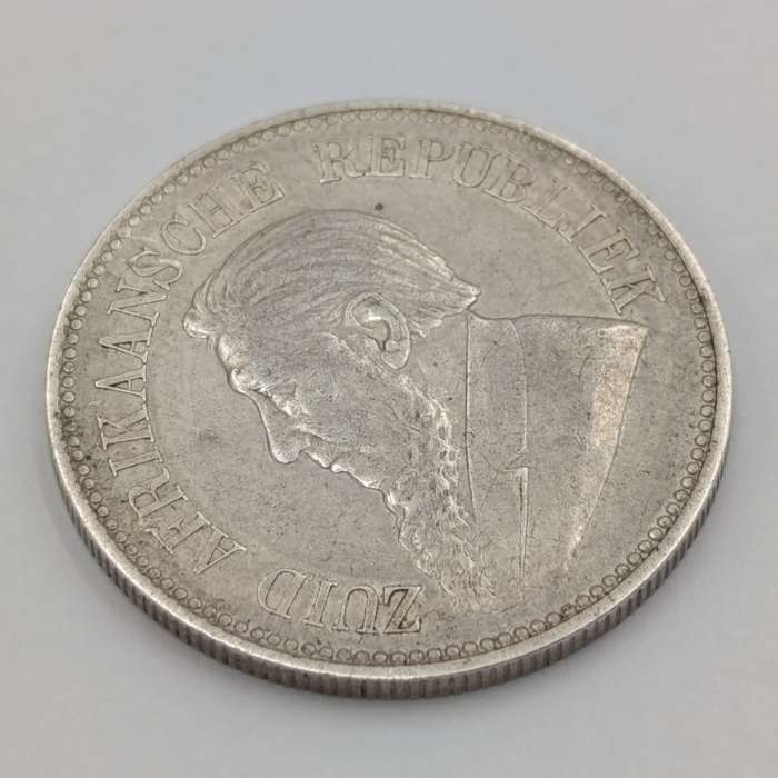 1895 ZAR Kruger Silver half crown - Beautiful coin