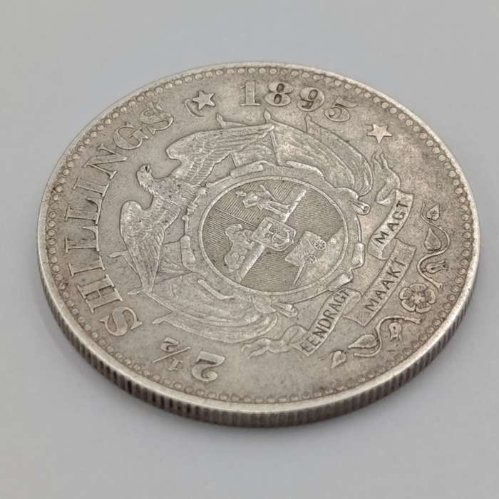 1895 ZAR Kruger Silver half crown - Beautiful coin