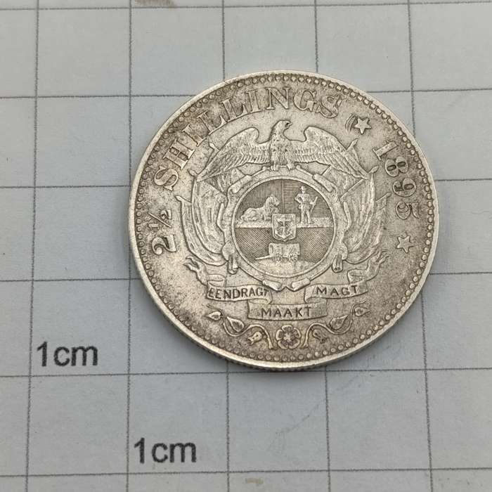 1895 ZAR Kruger Silver half crown - Beautiful coin