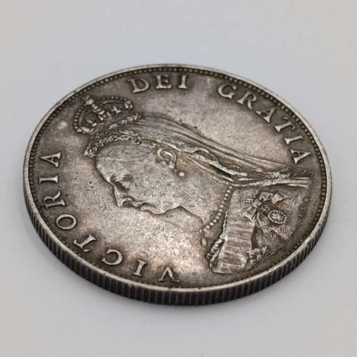 1887 Great Britain silver 2 Shilling florin - beautiful coin