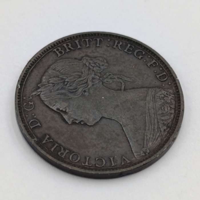 Canada Nova Scotia 1864 one cent (8 open at bottom) - also O of One open at top - small rosebud