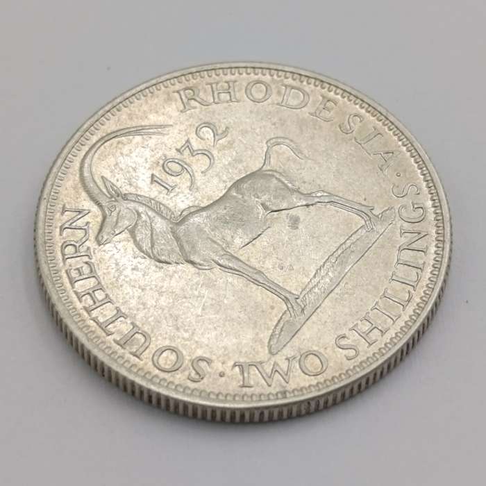 Southern Rhodesia 1932 Two Shilling AU