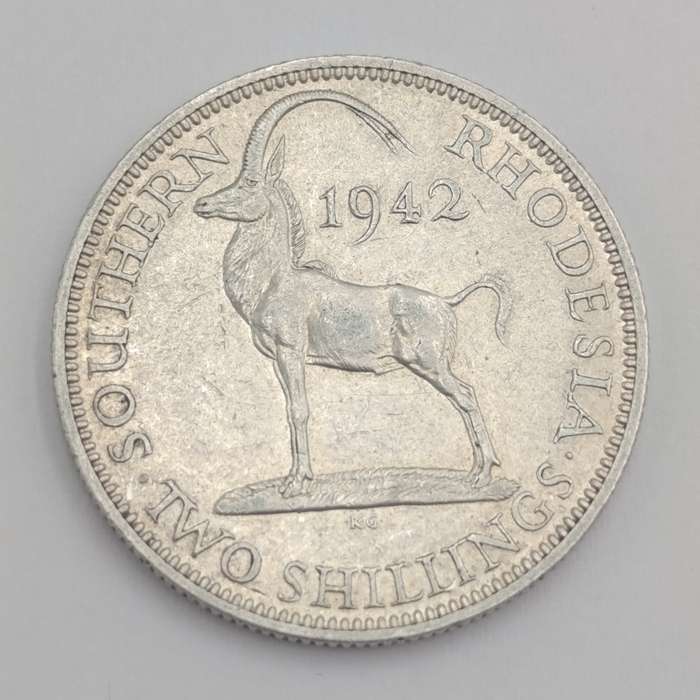 Southern Rhodesia 1942 Two Shilling XF