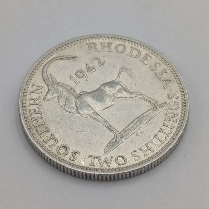 Southern Rhodesia 1942 Two Shilling XF