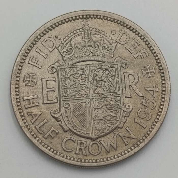 Great Britain 1954 half crown AU+ or better