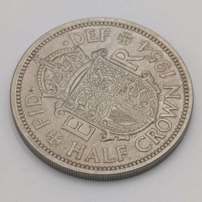 Great Britain 1954 half crown AU+ or better