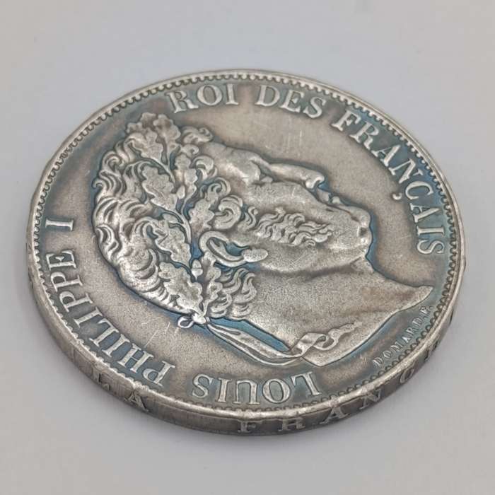 France 1847 silver 5 Francs XF+