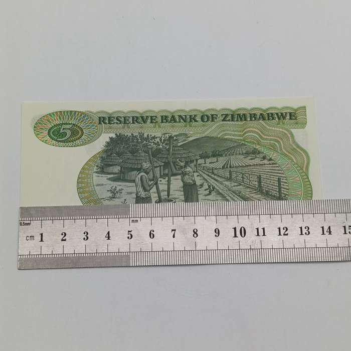 Zimbabwe $5 Uncirculated Banknotes Pick Salisbury 1980 Lot of 4