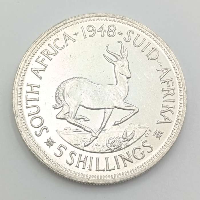 South Africa 1948 Proof Crown 5 Shilling