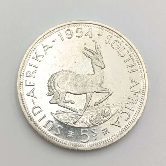 South Africa 1954 Proof Crown 5 Shilling