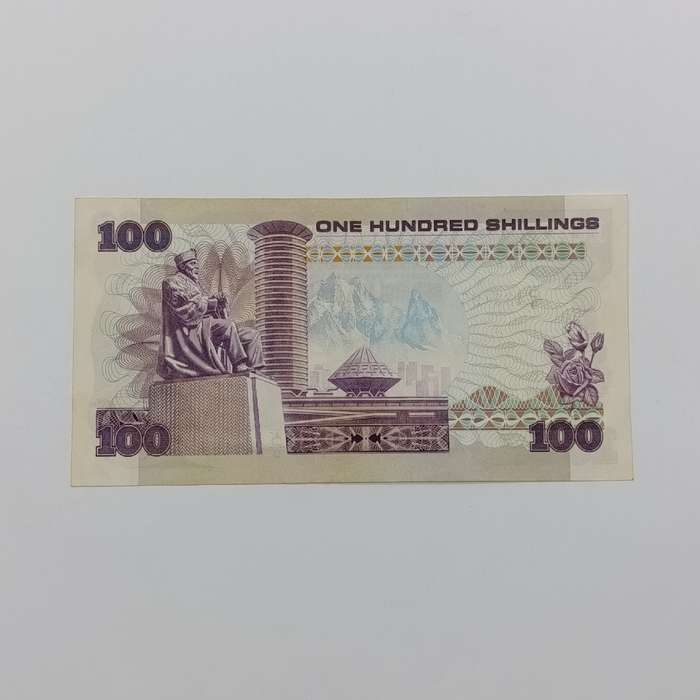 Kenya 100 Shilling 1980 uncirculated (dents)