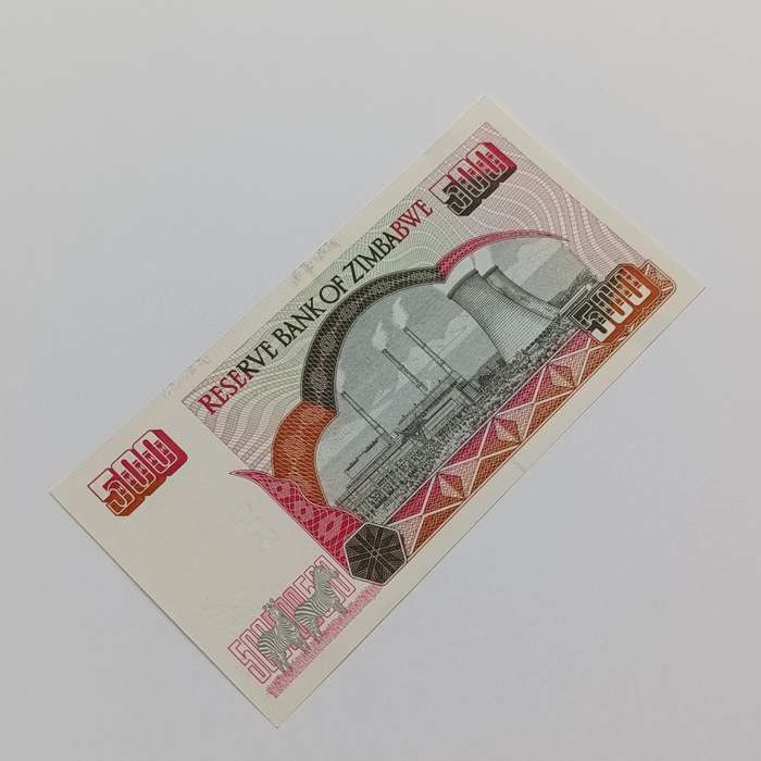 Zimbabwe $500 Harare 2001 Pair of uncirculated notes with consecutive numbers