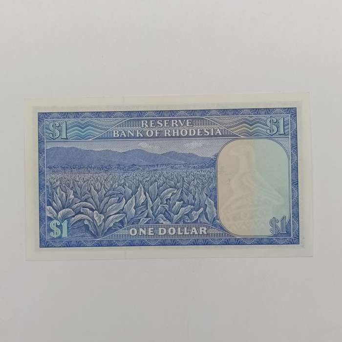 Rhodesia One dollar banknote 2 August 1979 uncirculated