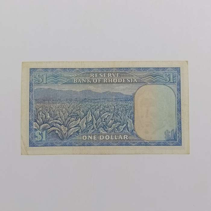 Rhodesia One dollar banknote 1 Nov 1976 - VF+
