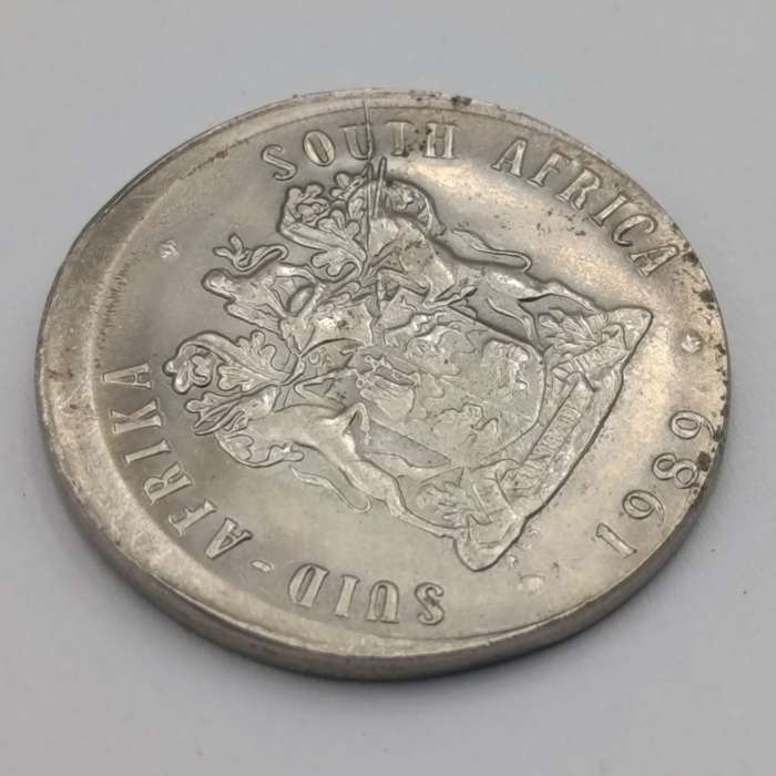 South Africa 1989 Error 20 cent - misstruck