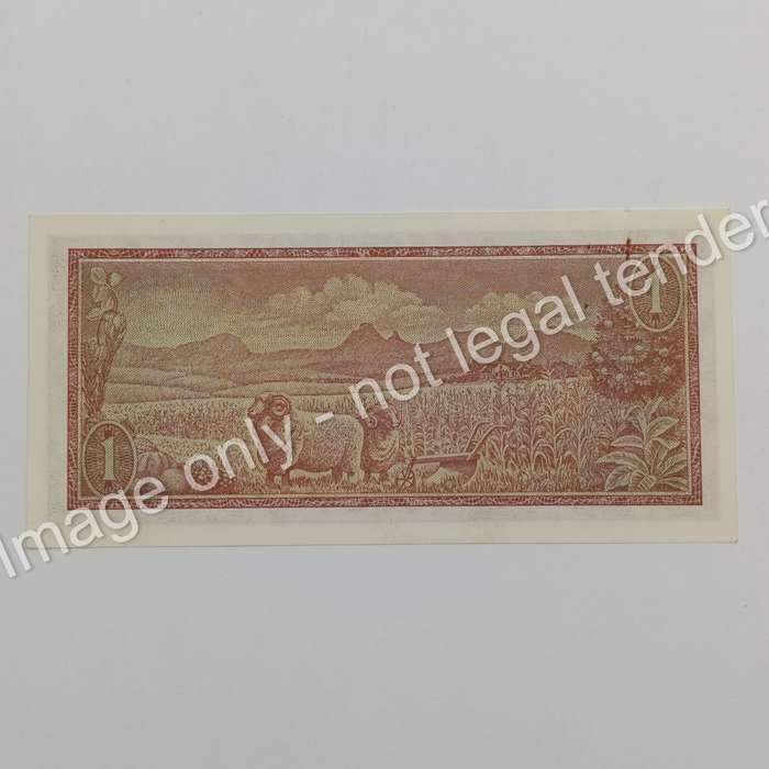 Lot of 10 TW de Jongh 2nd issue 1973 R1 banknotes - uncirculated with consecutive numbers