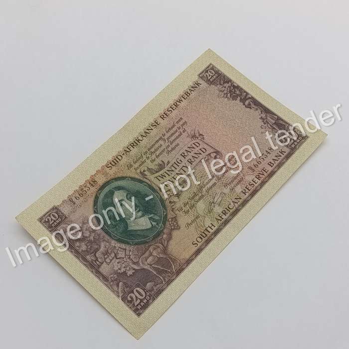 Lot of 3 Rissik D2 R20 banknotes with consecutive numbers unused but centre crease