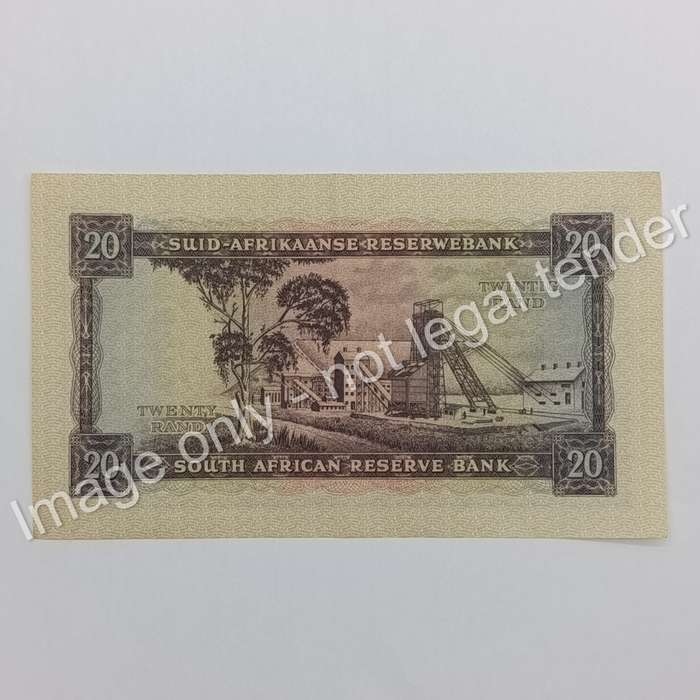 Lot of 3 Rissik D2 R20 banknotes with consecutive numbers unused but centre crease