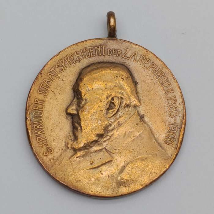 Paarl Kruger Volksstem medallion 1904