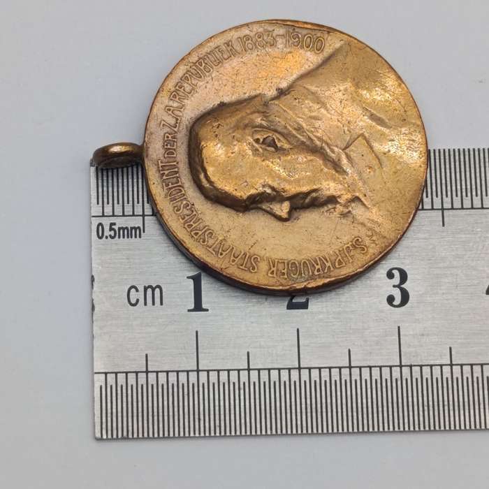 Paarl Kruger Volksstem medallion 1904
