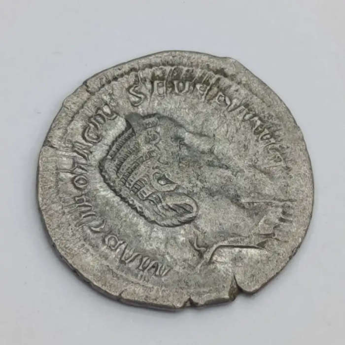 Ancient Imperial Roman Octalia Severa (wife of emperor Philip the Arab) Antoninian silver coin