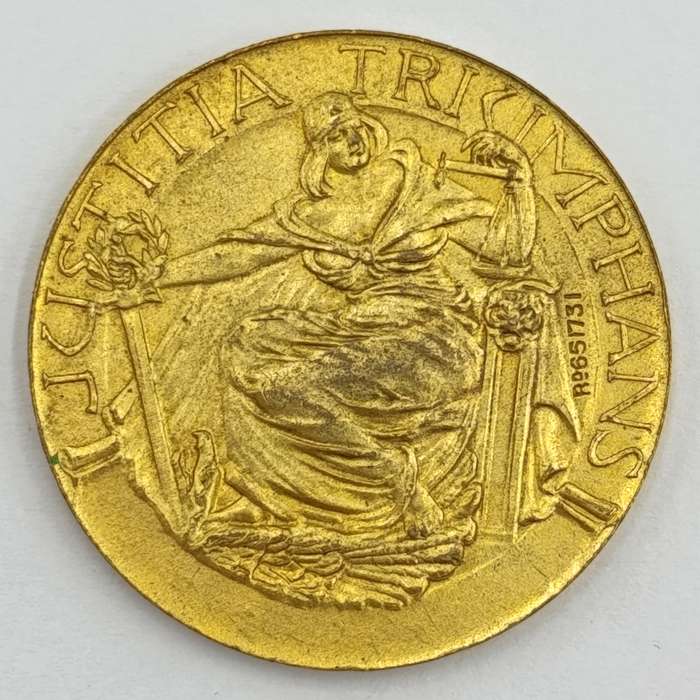 WW1 Allied patriotic medal - France / UK / Russia / Serbia / Japan / Italy