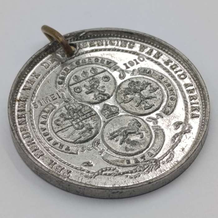 1910 Union of South Africa medallion in excellent condition
