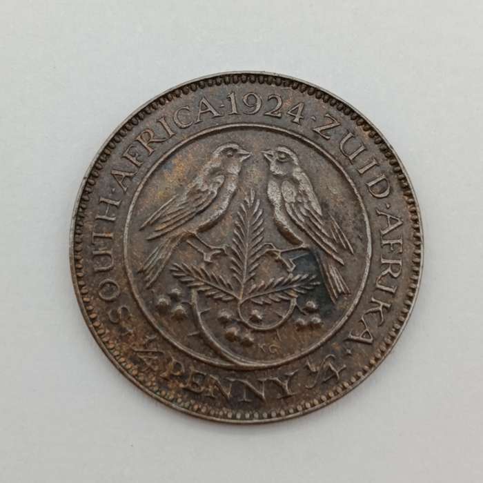 South Africa 1924 Farthing AU