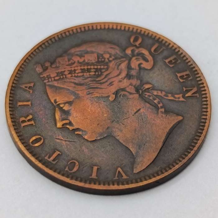 Mauritius 1884 Copper 2 cent