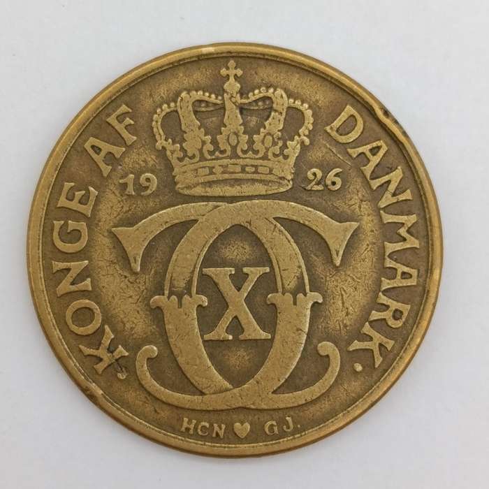 Denmark 1926 Two Kroner