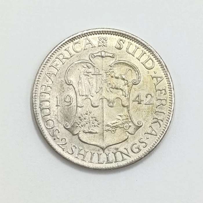 1942 SA Union Silver 2 Shilling