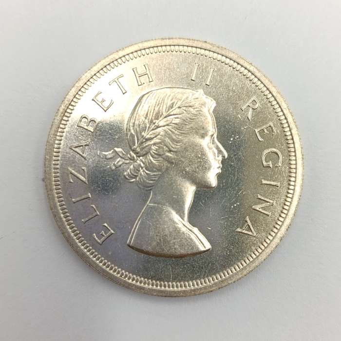 South Africa 1959 Crown 5 shilling scarce proof or proof like