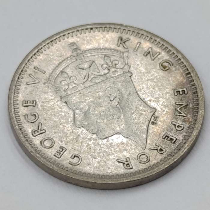 Southern Rhodesia 1946 silver 3d Tickey XF