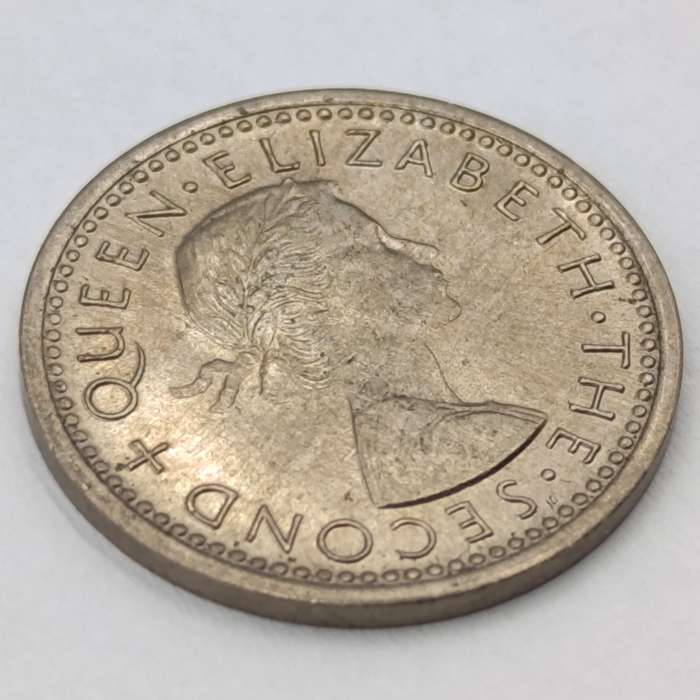 Rhodesia and Nyasaland 1963 uncirculated 3d Tickey