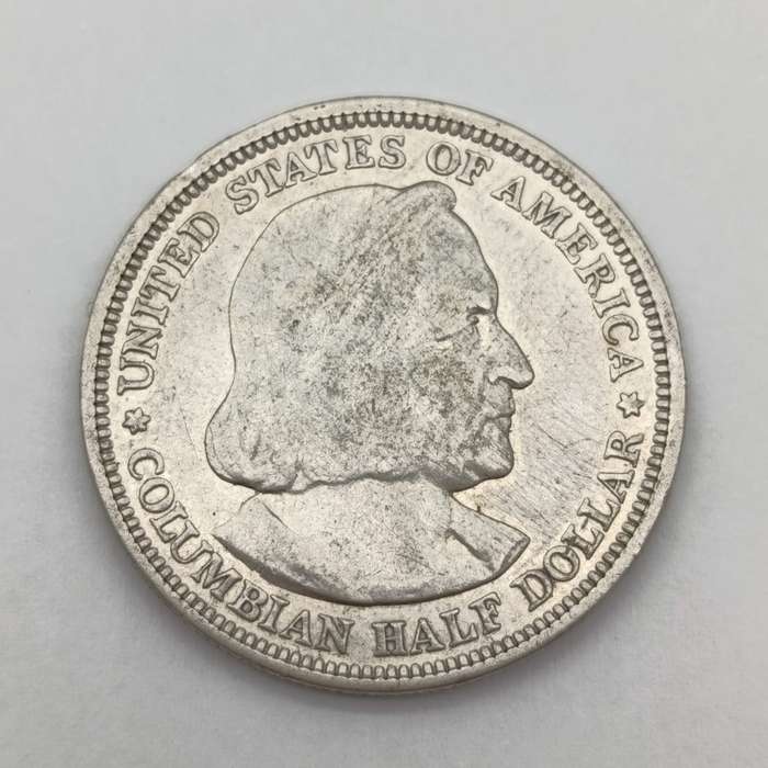 1893 Silver USA Columbian half dollar