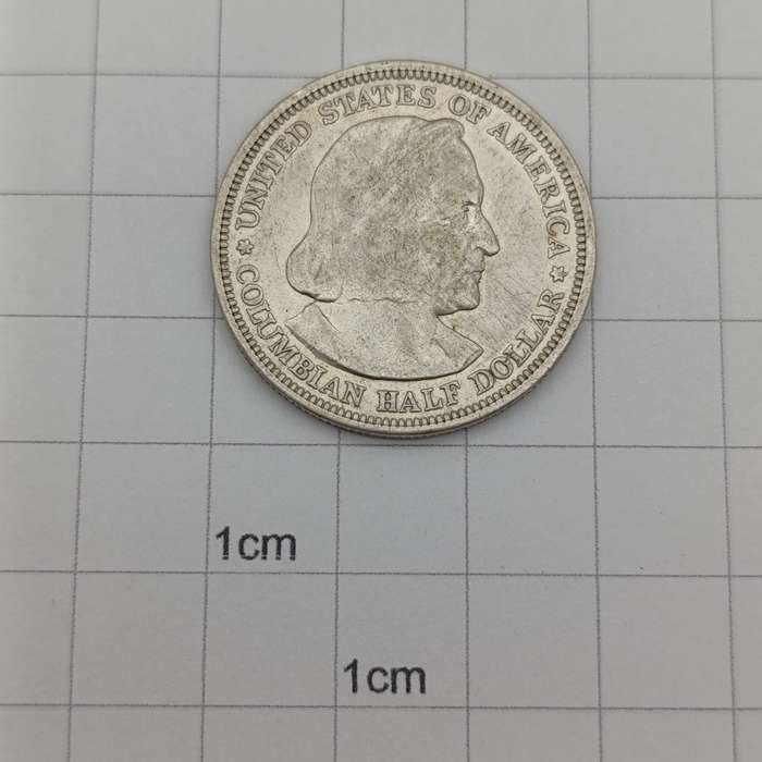 1893 Silver USA Columbian half dollar