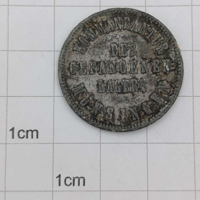 Münsingen WW1 prisoner-of-war money 5 Pfennig - Germany