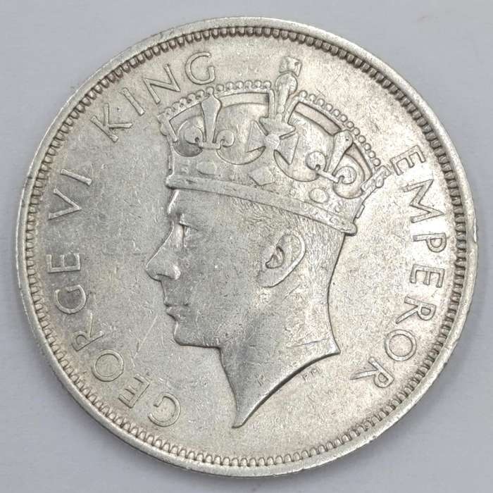 1937 Southern Rhodesia silver half crown
