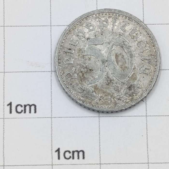 1942 F German Deutsches Reich 50 Reichspfennig