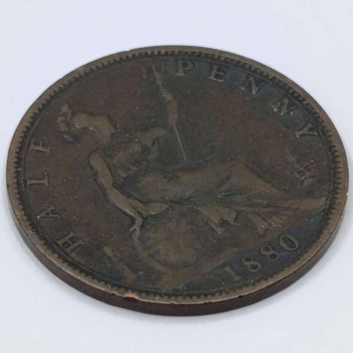 Britain 1880 Half Penny Fine