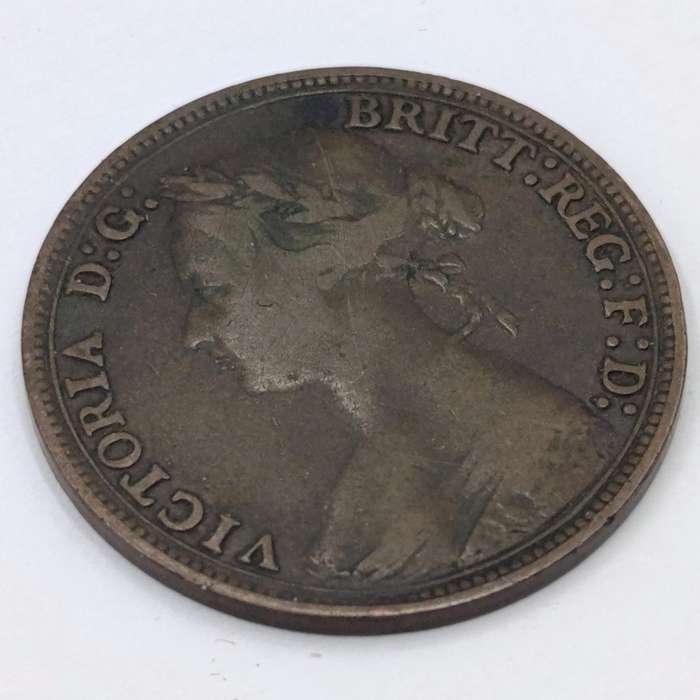 Britain 1880 Half Penny Fine
