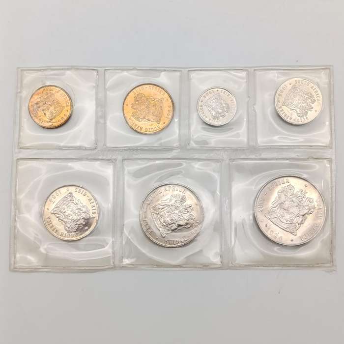 South Africa Lot of 7 mint packs - 1980 to 1986