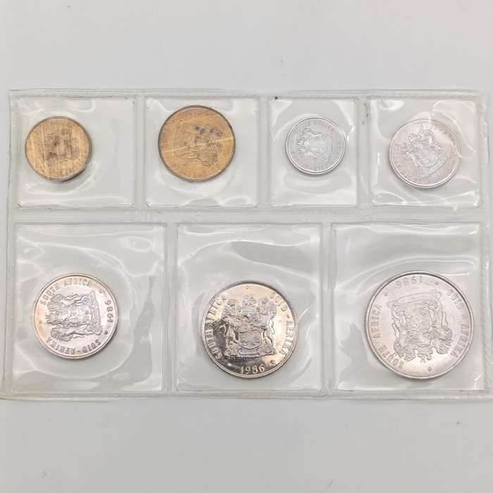 South Africa Lot of 7 mint packs - 1980 to 1986