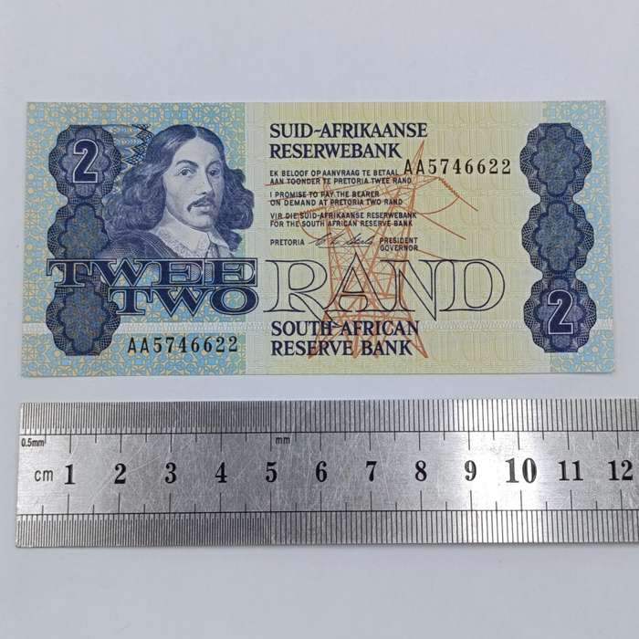 South Africa CL Stals lot of 10xR2 banknotes uncirculated with consecutive numbers