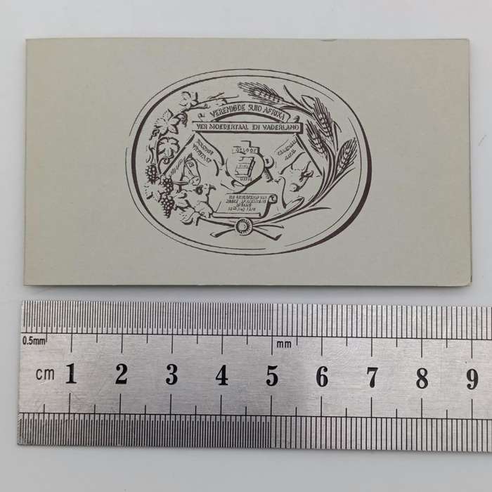 Genootskap van Regte Afrikaners gold plated sterling silver medallion in wooden display case